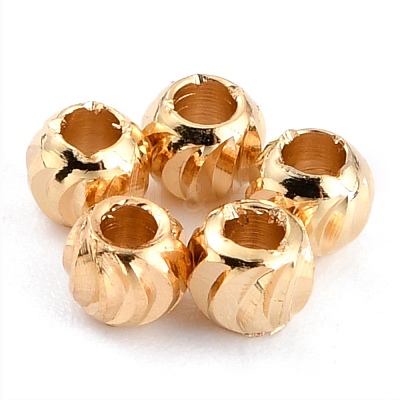 Brass Beads KK-O133-315B-G-1