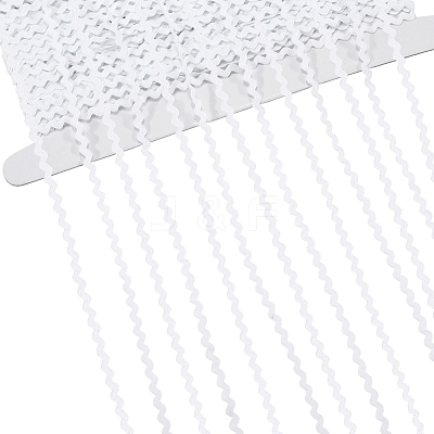 40M Polyester Wavy Fringe Trim Ribbon OCOR-GF0004-39W-1