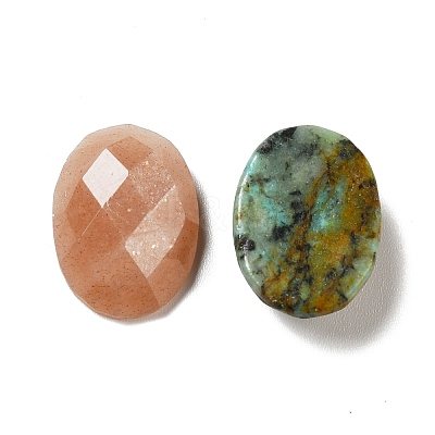 Natural Mixed Stone Cabochons G-B032-B01-1