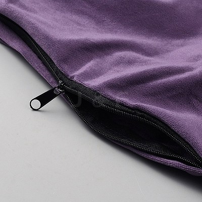 Velvet with Polyester Travel Pillowcase AJEW-WH20006-66C-1