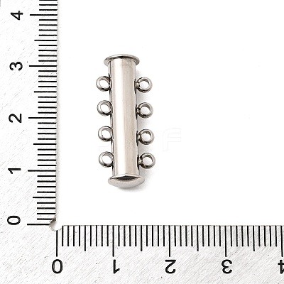304 Stainless Steel Slide Lock Clasps STAS-F350-05C-P-1