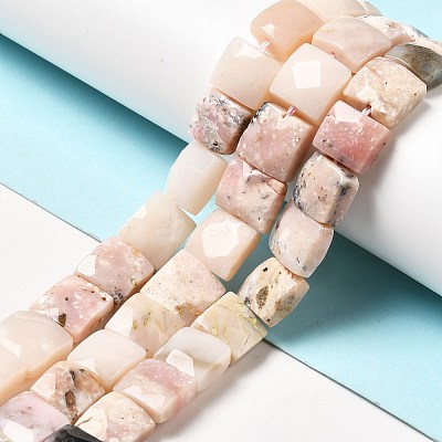 Natural Pink Opal Beads Strands G-G980-06-1