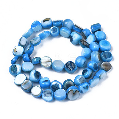 Natural Trochid Shell/Trochus Shell Beads Strands SHEL-S258-083-B04-1