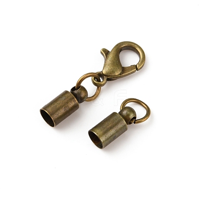 Brass Lobster Claw Clasps FIND-WH0044-78AB-1
