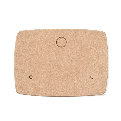 Blank Kraft Paper Earring Display Cards CDIS-G005-09-1