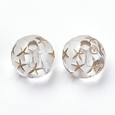 Plating Acrylic Beads LS-X-OACR-S016-66-1