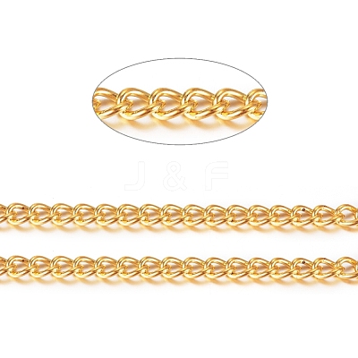 Iron Twisted Chains Curb Chains CHS007Y-01-G-NF-1