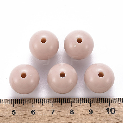 Opaque Acrylic Beads X-MACR-S370-C16mm-34-1