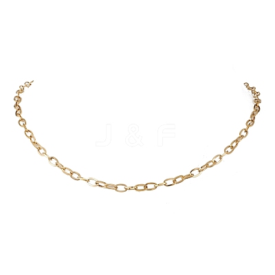 4MM 304 Stainless Steel Cable Chain Necklaces for Women NJEW-JN05597-1