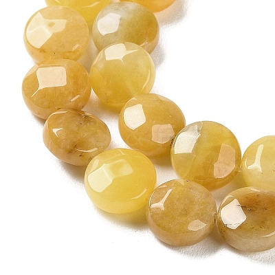 Natural Topaz Jade Beads Strands G-K357-B05-01-1