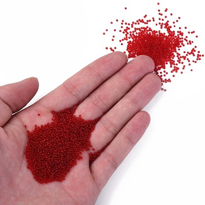 15/0 Transparent Czech Glass Seed Beads SEED-N004-004-27-1
