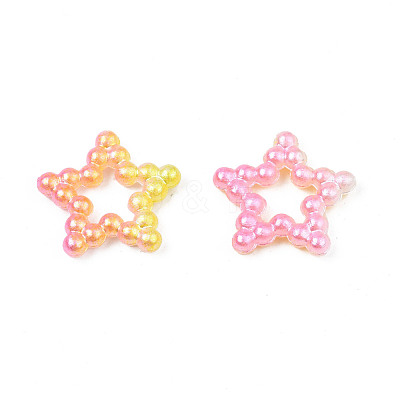Spray Paint ABS Plastic Cabochons KY-S169-01E-1