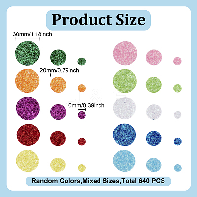 EVA Plastic Self-Adhesive Foam Stickers DIY-WH0656-76-1