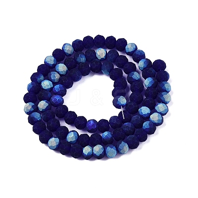 Transparent Glass Beads Strands EGLA-A044-T6mm-MB06-1