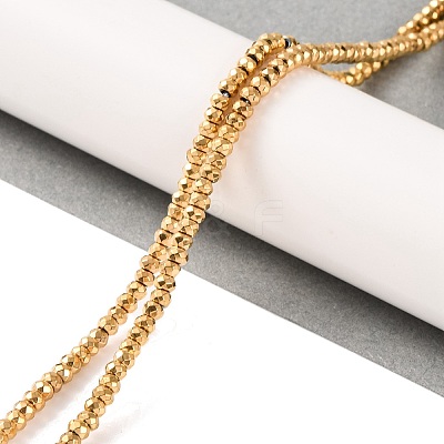 Electroplated Synthetic Non-magnetic Hematite Beads Strands X-G-H027-E01-02-1