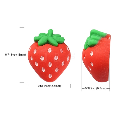 Opaque Resin Decoden Cabochons RESI-CJC0020-02-1