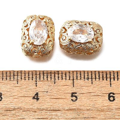 Brass Glass Beads KK-M318-45G-02-1