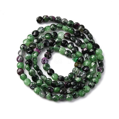 Natural Ruby in Zoisite Beads Strands G-F785-A01-01-1