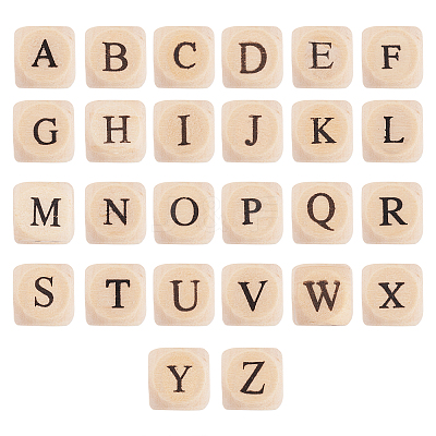 ddPrinted Natural Wood Beads WOOD-KS0001-12-1