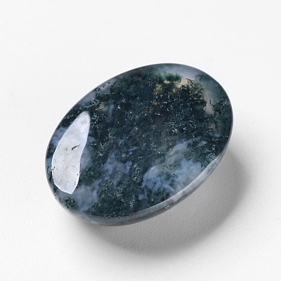 Natural Moss Agate Cabochons X-G-F296-09-18x25mm-1