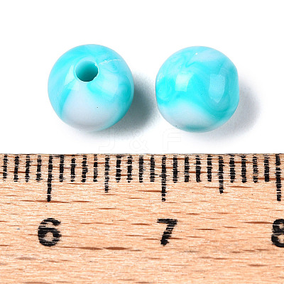 Opaque Acrylic Beads SACR-R853-10mm-213-1