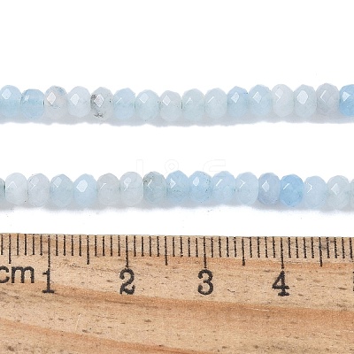 Dyed Natural Malaysia Jade Rondelle Beads Strands G-E316-2x4mm-61-1