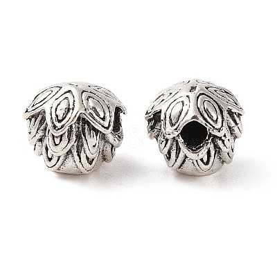 Tibetan Style Alloy European Beads FIND-C060-007AS-1