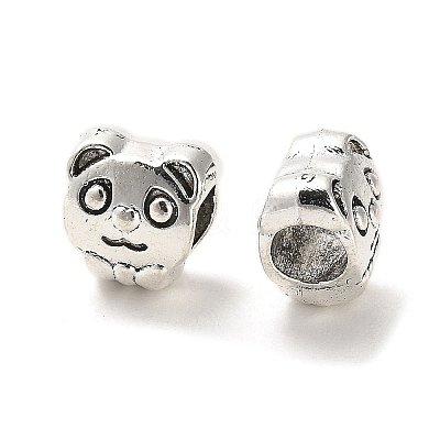 Tibetan Style Alloy European Beads PALLOY-K019-03F-AS-1