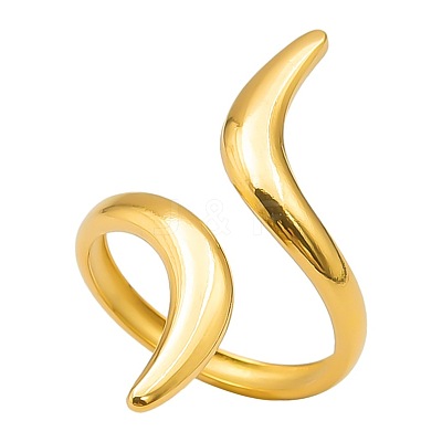 Minimalist 304 Stainless Steel Cuff Rings CF0234-2-1