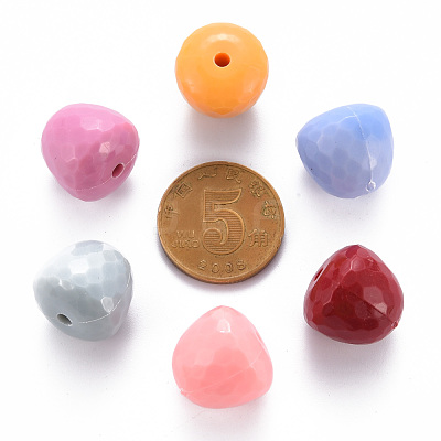Opaque Acrylic Beads MACR-S373-10A-1