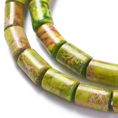 Natural Imperial Jasper Bead Strands G-P444-04D-1