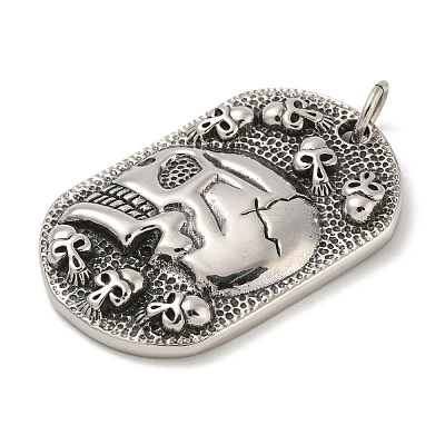 316 Surgical Stainless Steel Pendants STAS-Z073-74AS-01-1