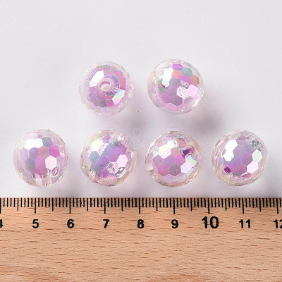 Transparent Acrylic Beads TACR-S152-14B-A03-1