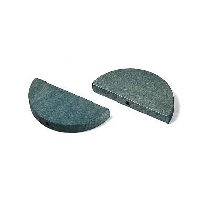 Painted Natural Wood Beads WOOD-T021-05B-05-1