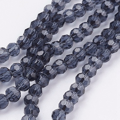 Glass Beads Strands EGLA-J042-4mm-03-1