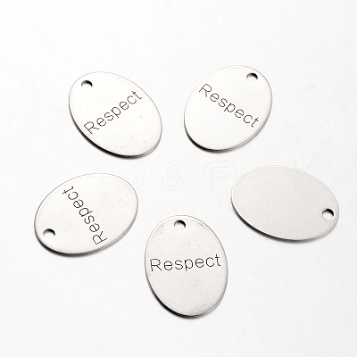 Non-Tarnish Spray Painted 201 Stainless Steel Pendants LS-STAS-I048-L05-1