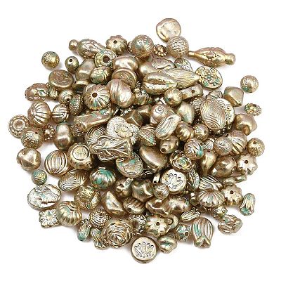 Antiqued Acrylic Beads AC-CBAAA05-01A-1