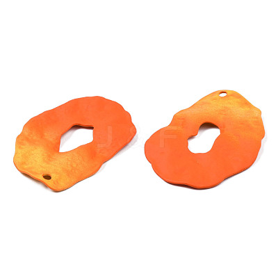 Spray Painted Iron Pendants IFIN-N008-030C-1