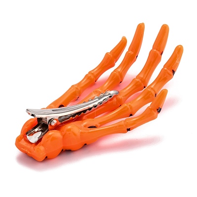 Halloween Skeleton Hands Bone Hair Clips PHAR-H063-A04-1