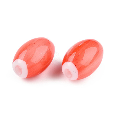 Handmade Lampwork Beads Strands LAMP-N023-004-10-1