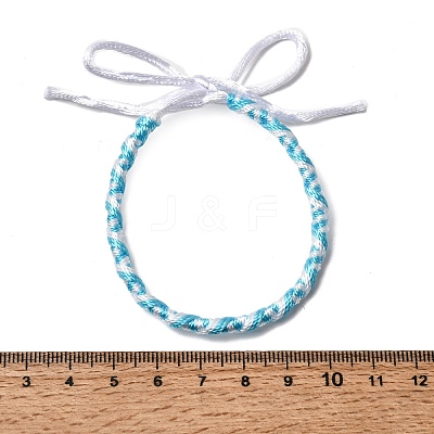 Adjustable Polyester Cord Braided Friendship Bracelets FB-CBA27E8-02A-1