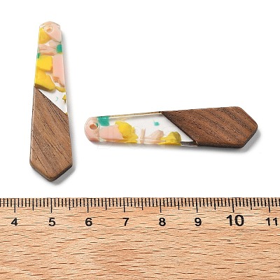 Resin and Walnut Pendants FIND-R051-06C-1