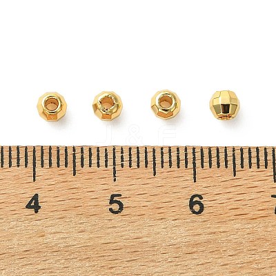 SHEGRACE Brass Round Beads XGRPCU698-291G-1