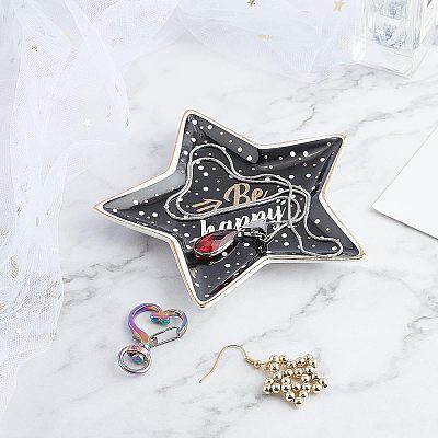 Porcelain Jewelry Plate DJEW-FG0001-06-1