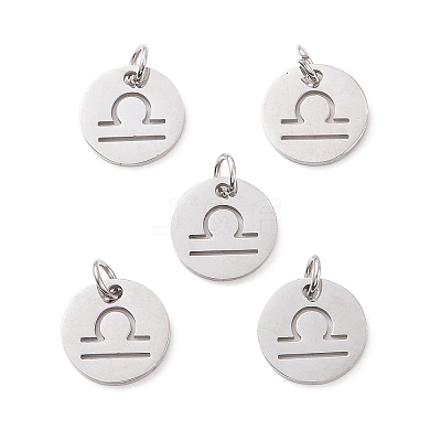 Non-Tarnish 304 Stainless Steel Charms STAS-Q201-T445-7S-1