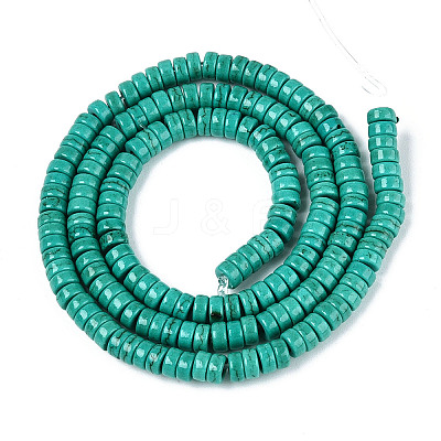 Synthetic Howlite Beads Strands G-N352-17A-1