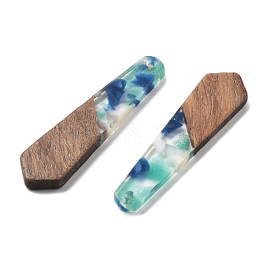 Resin and Walnut Pendants FIND-R051-06A-1