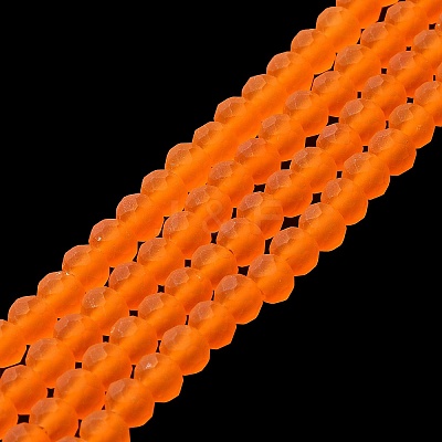 Transparent Glass Beads Strands EGLA-A034-T4mm-MD25-1