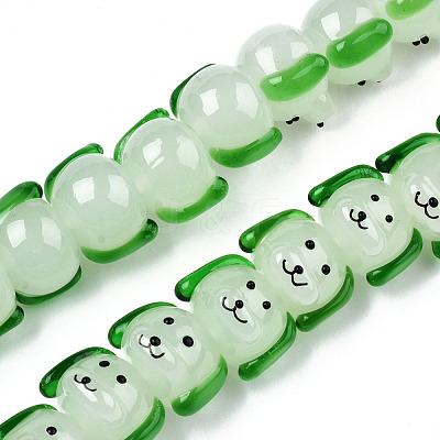 Handmade Lampwork Beads Strands LAMP-N021-42C-1