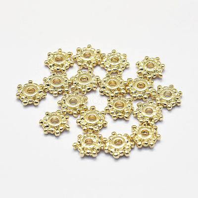 Long-Lasting Plated Brass Spacer Beads KK-K193-109G-NF-1